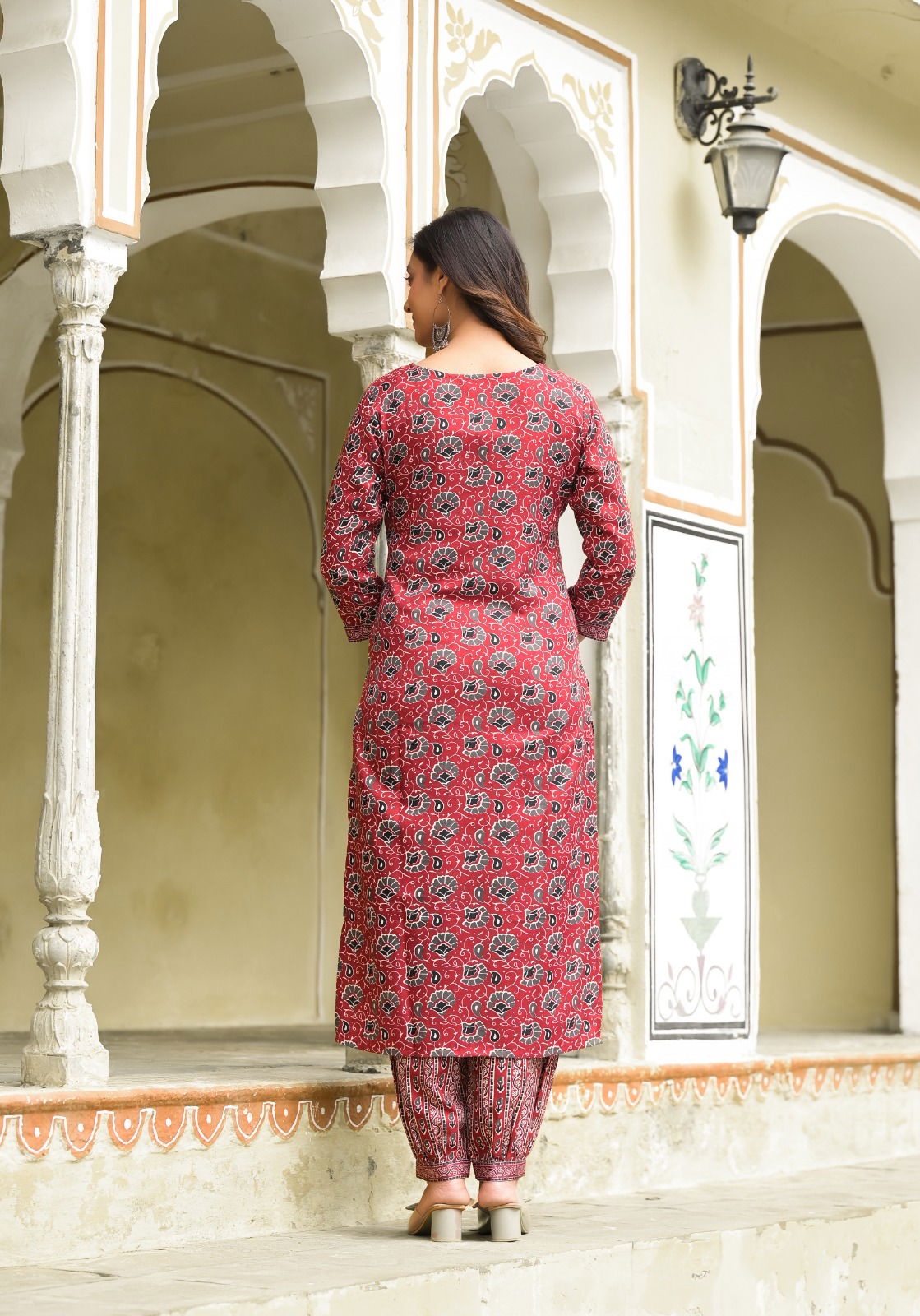 127 Dhruvi Size Set Rayon Printed Kurti Bottom With Dupatta Wholesalers In Delhi

